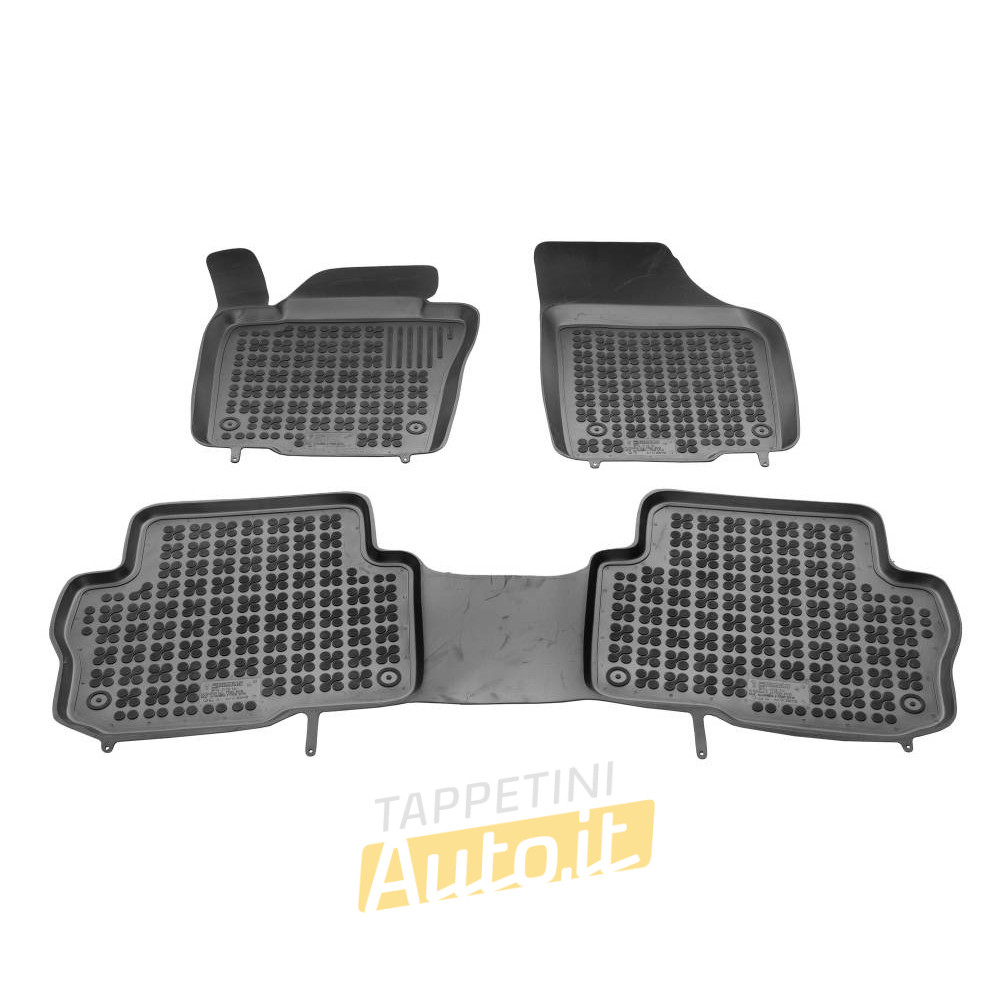 Tappetini in gomma con bordo alto SEAT Alhambra II (2 file) (2010-) - TAPPETINI IN GOMMA