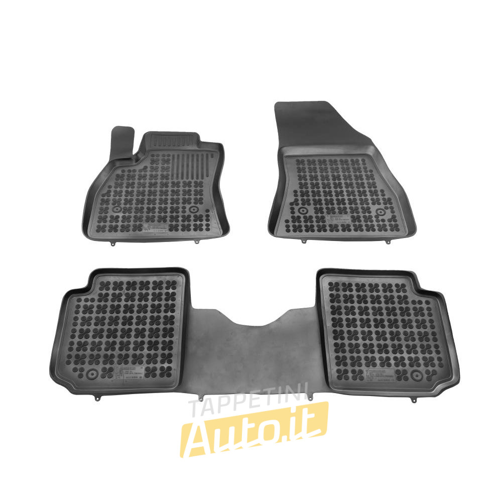 Tappetini in gomma con bordo alto FIAT 500L (2012-2023) - TAPPETINI IN GOMMA