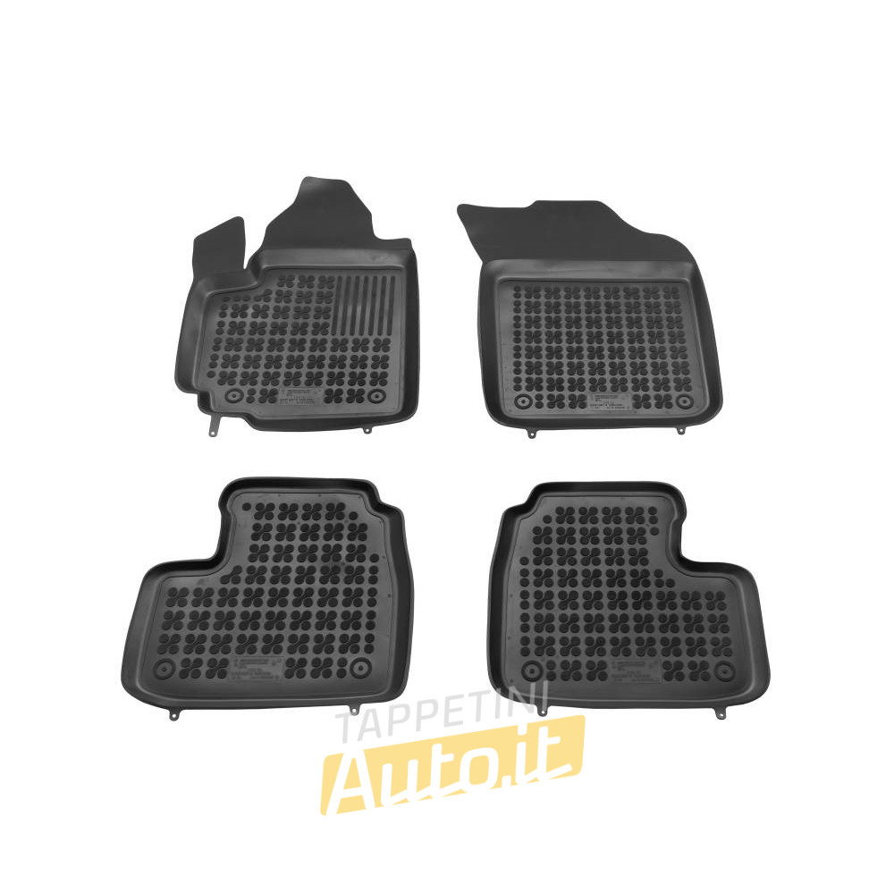 Tappetini in gomma con bordo alto SUZUKI Swift (2005-2008) - TAPPETINI IN GOMMA