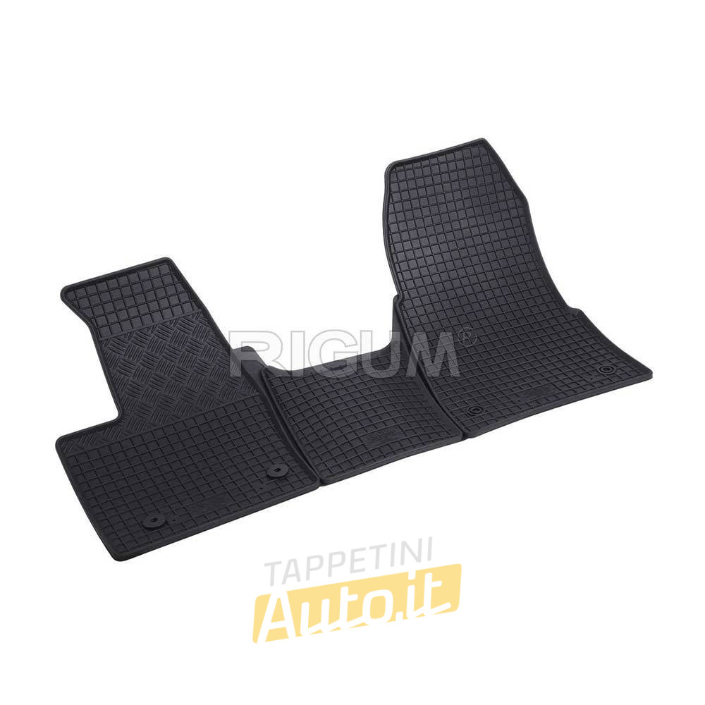 Tappetini in gomma FORD Tourneo Custom (solo 1ª fila) automatico (2018-) - TAPPETINI IN GOMMA Tappetini in gomma FORD Tourneo Custom (solo 1ª fila) automatico (2018-) - TAPPETINI IN GOMMA