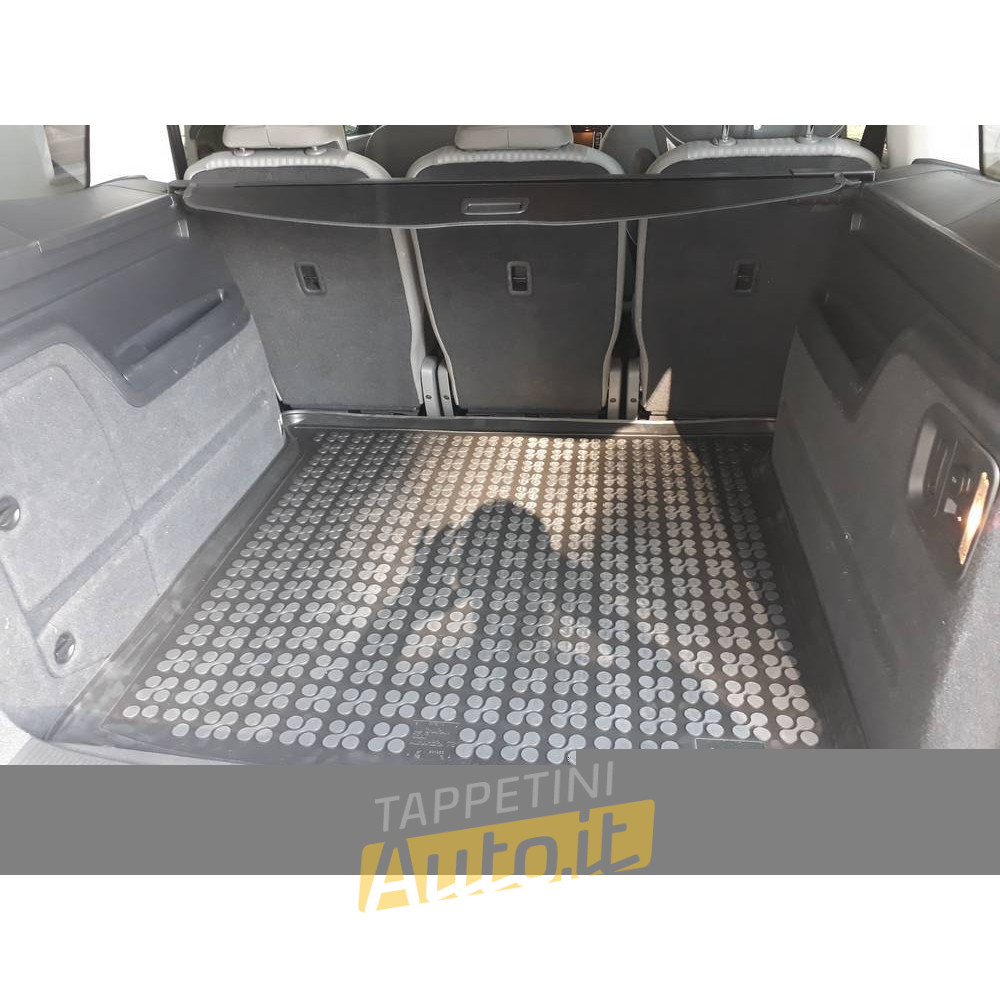 Vasca per bagagliaio - SEAT Alhambra 7 posti - con sedili della terza fila ribaltabili verso il basso (2010-) - VASCA BAULE Vasca per bagagliaio - SEAT Alhambra 7 posti - con sedili della terza fila ribaltabili verso il basso (2010-) - VASCA BAULE