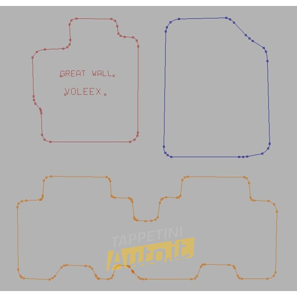 Tappetini auto GREAT WALL VOLEEX C10 (2010-2014) No bottoni - TAPPETINI AUTO