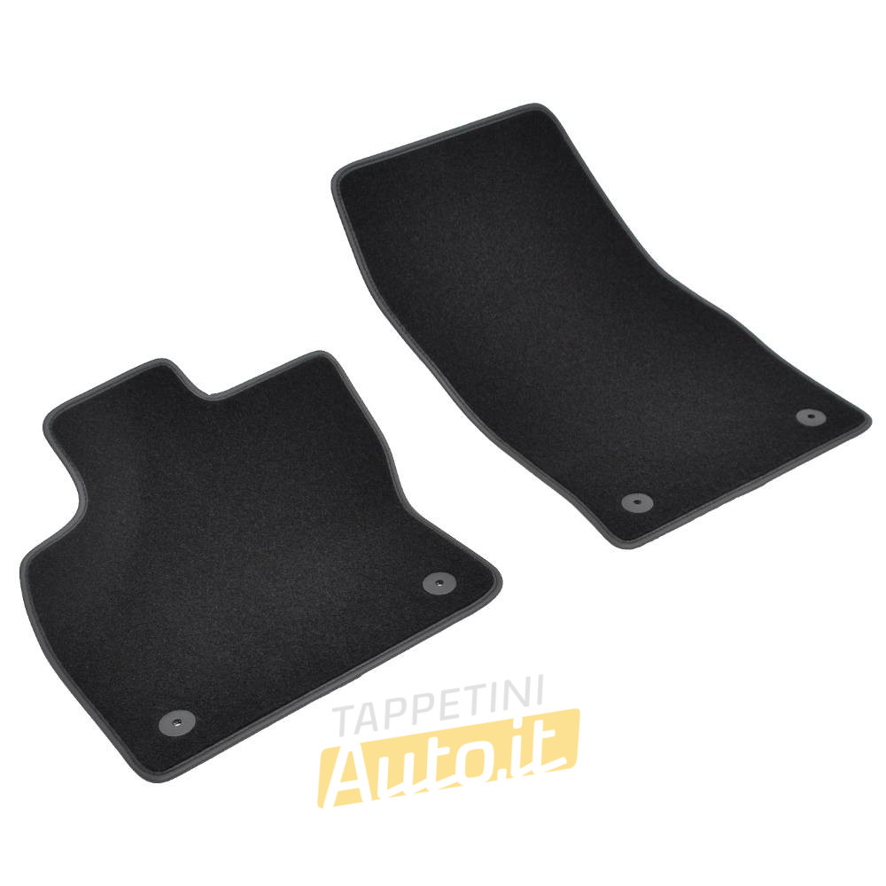 Tappetini auto VOLKSWAGEN CADDY IV (Una fila; solo anteriori) (2020-) Bott. rotondi - TAPPETINI AUTO